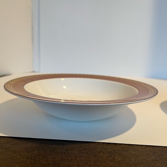 Fitz and Floyd Classic Choices Tuscany Pattern Set of 2 Rimmed Bowls New - Picture 5 of 9